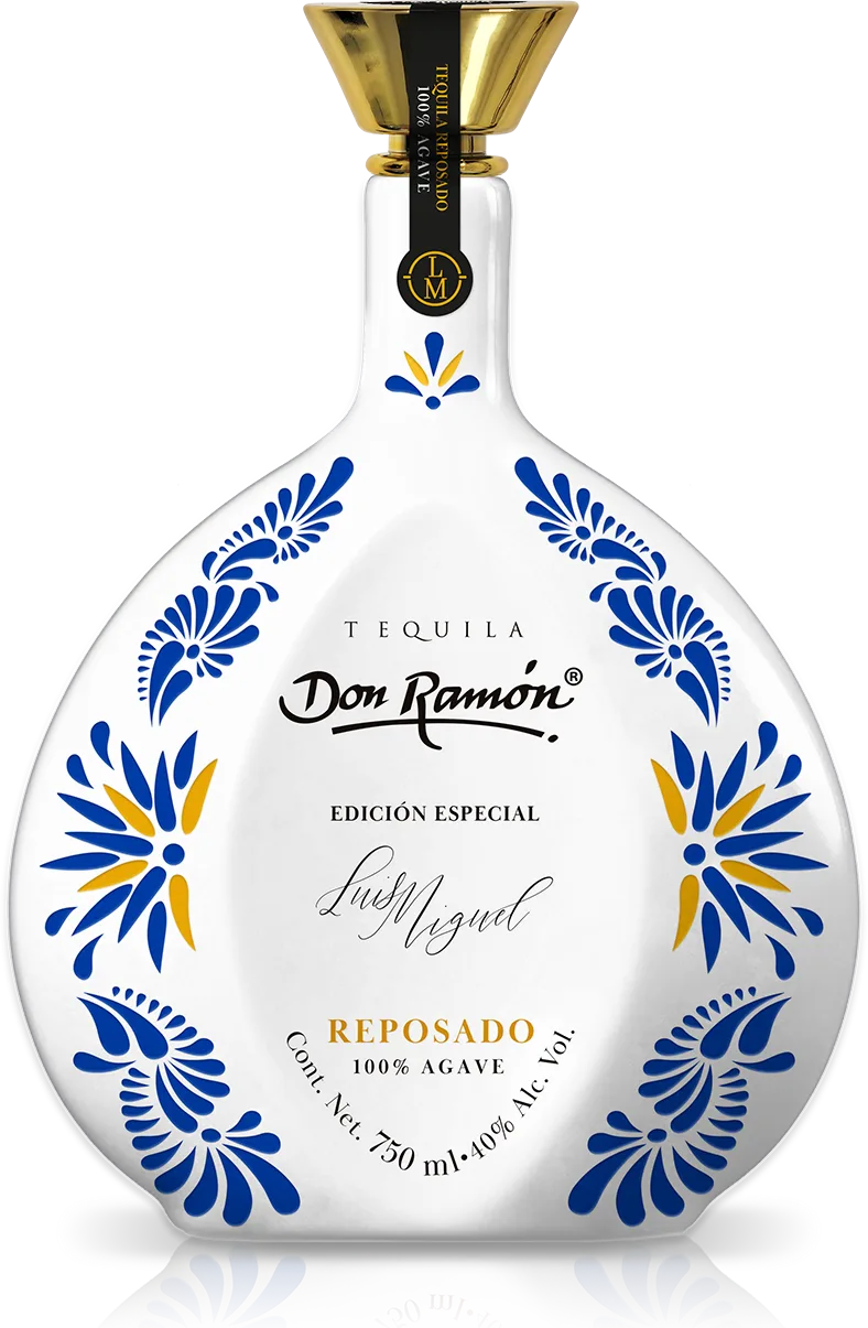 Botella de Tequila Reposado Cerámica Edición Especial Casa Don Ramón firmada por Luis